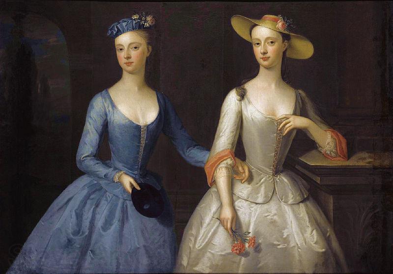 Enoch Seeman Lady Sophia and Lady Charlotte Fermor